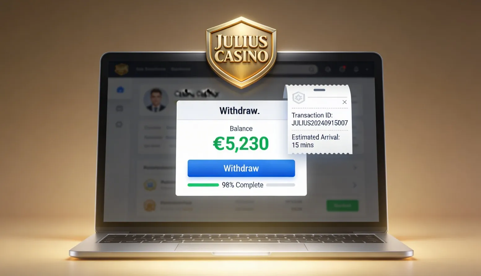 Prelievo su Julius Casino France: tempi e regole 2026